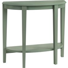 HOMES: inside + Out Payne Modern Half Moon Accent Console Table with Storage She