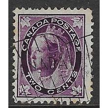 CANADA 1897 QUEEN VICTORIA 2c USED SG144