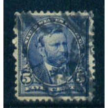 Used 281 5c Ulysses S. Grant Just Clears M04899