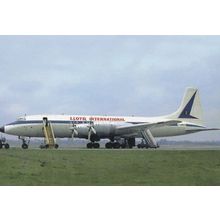 Lloyd Britannia G-ANDC at Birmingham Airport Limited Edition 300 Postcard