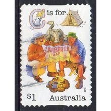 Australia 2016 Dinkum Aussie Alphabet - "C" $1 s/a Used