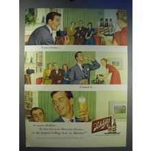 1950 Schlitz Beer Ad - I Was Curious