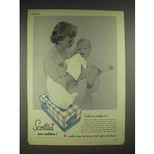 1950 Scott Scotties Tissue Ad - Are Thrifties Too!
