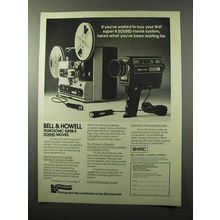 1975 Bell & Howell Filmosonic XL Movie Camera Ad