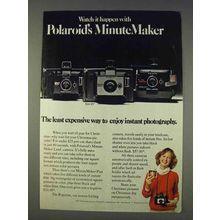 1977 Polaroid Minute-Maker, MinuteMaker Plus Camera Ad