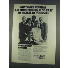 1977 Sears Air Conditioning Ad - Easy To Install
