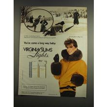 1984 Virginia Slims Cigarettes Ad - Break the Ice