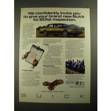 1987 Buick Century Ad - Give Its 201st Inspection