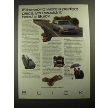 1987 Buick LeSabre Sedan Ad - If The World Were a Perfect Place