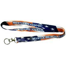 Myrtle Beach South Carolina Stars and Stripes Lanyard