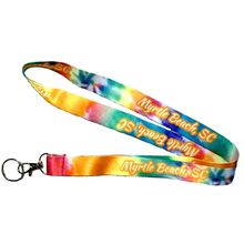 Myrtle Beach South Carolina Tie Dye Lanyard