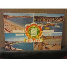 multiview, ST. IVES. CORNWALL .used postcard 1970 pm =