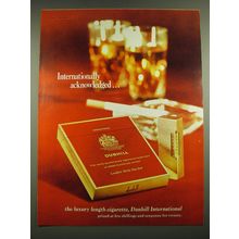 1968 Dunhill International Cigarettes Advertisement