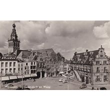 Nijmegen St. Stevenskerk En Waag Bata Superstore Real Photo Dutch Postcard