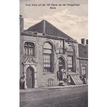Ak Sluis Zeeland Niederlande Hoogstraat Old Holland Postcard