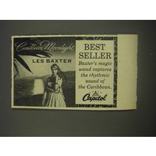 1956 Capitol Records Advertisement - Caribbean Moonlight Les Baxter