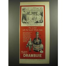 1956 Drambuie Liqueur Ad - No matter where you are