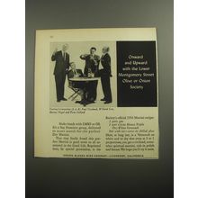 1956 Cresta Blanca Wine Ad - The Lower Montgomery Street Olive or Onion Society