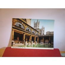 ROMAN BATH & THE ABBEY, BATH, AVON. (SOMERSET), unused postcard by John Hinde =