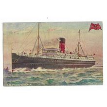 S.S. Peel Castle, Isle Of Man, Postcard.