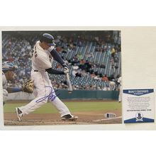 George Springer Signed Autographed Glossy 8x10 Photo Houston Astros : BAS COA