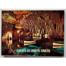 Postcard book Cuevas de Porto Cristo, Mallorca. Cuevas Dels Hams. Unposted