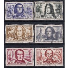 France 1959 SG 1428-33 Used - Red Cross Semi-postal (C-484 (7))