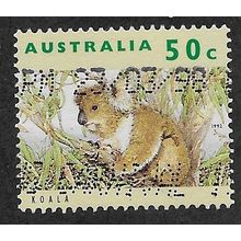 AUS 1992 50c 'WILDLIFE (1ST SERIES) -KOALA' FINE USED (EBID68-749)