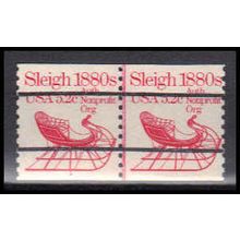 1900a 5.2c Sleigh Fine MNH Dry Gum CNP Left 1 PA0355