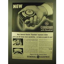1956 General Electric Guardian Exposure Meter Ad!
