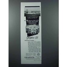 1956 Graflex Graphic 35 Camera Ad - Exclusive