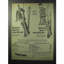 1970 Lyman Rugged Spartan, Speedy Spar-T Reloaders Ad