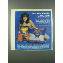 1986 Paisano Products Pillows Ad - Rest your cheeks on these