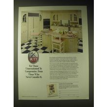1989 Rutt French Quarters Kitchen Cabinets Ad - For those unaccustomed
