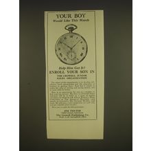 1926 Crowell Publishing Company Ad - Your boy would like this watch