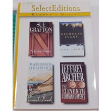 select editions - reader's digest 1999 vol 1 hardback sue grafton, jeffrey arch