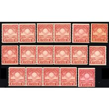 656, Mint NH 2¢ Group of Pairs And Singles CV $370.00 - Stuart Katz