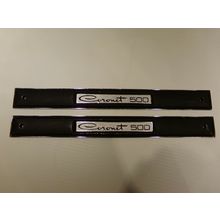 1968 Dodge Coronet 500 Inner Door Emblems OEM 2861184