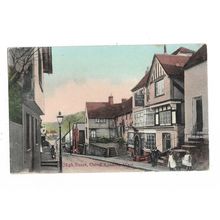 Oxted, High Street, Looking West, Surrey, Postcard.