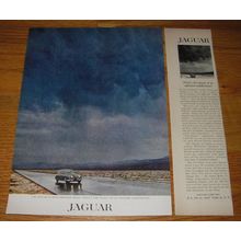 1961 Jaguar 3.8 Five-Passenger Sedan Advertisement