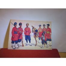 RAJPUT REGIMENTS by A C Lovett postcard National Army Museum =