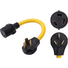 ONETAK NEMA 10-50P to L6-30R 240V 30 Amp 3 Prong Male Plug to 3 Prong Twist Lock