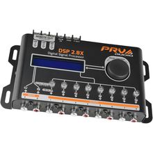 PRV AUDIO Car Audio DSP 2.8X Digital Crossover and Equalizer 8 Channel Full Digi