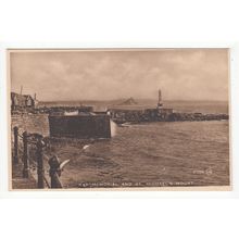 War Memorial and St Michael's Mount Postcard Cornwall Selectype Series 87398
