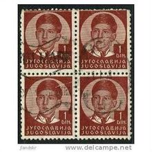 1935 Michel 303 - fine used (o) - block of 4