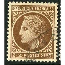 1945/1947 Yvert 681 - #2 fine used (o)