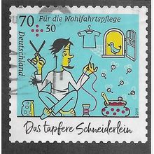 GER 2019 €0.70 + 0.30 (S/A) 'BRAVE LITTLE TAYLOR' FINE USED (EBID77-047)