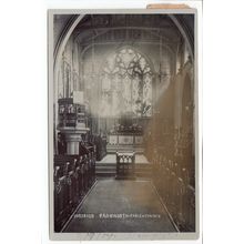 Farnworth Parish Church Interior Bolton Lancashire 1907 RP Postcard