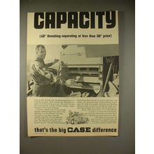 1966 Case 660 Combine Ad - Capacity!
