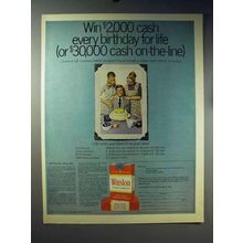 1971 Winston Cigarettes Ad - Every Birthday For Life